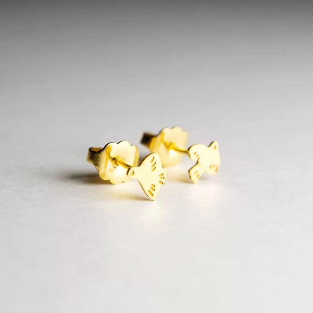 Boucles d'oreilles puces Birds