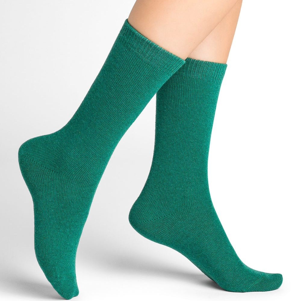 Chaussettes Cachemire unies canard T36/38 / T39/41