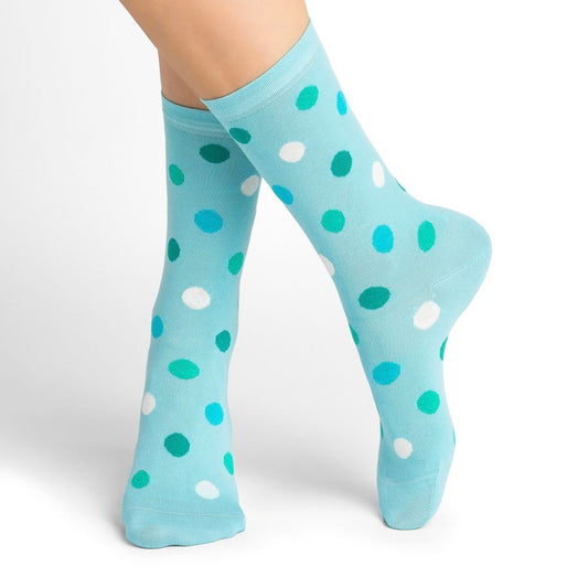 Chaussettes pois bleu T36/40