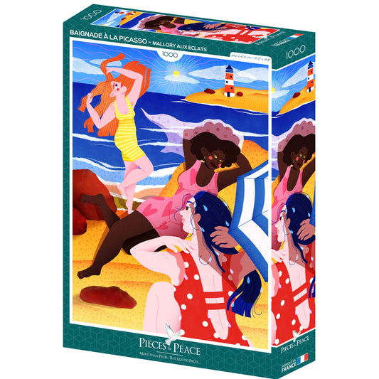 Puzzle Baignade à la picasso 1000 pièces