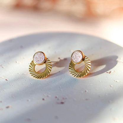Boucles d’oreilles Noa Or rose
