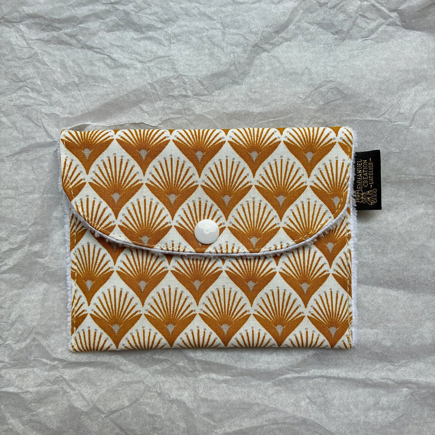 Pochette à savon Géométrique (coloris au choix)