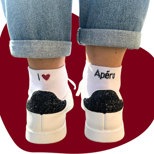 Chaussettes I ❤️ apéro  36/40