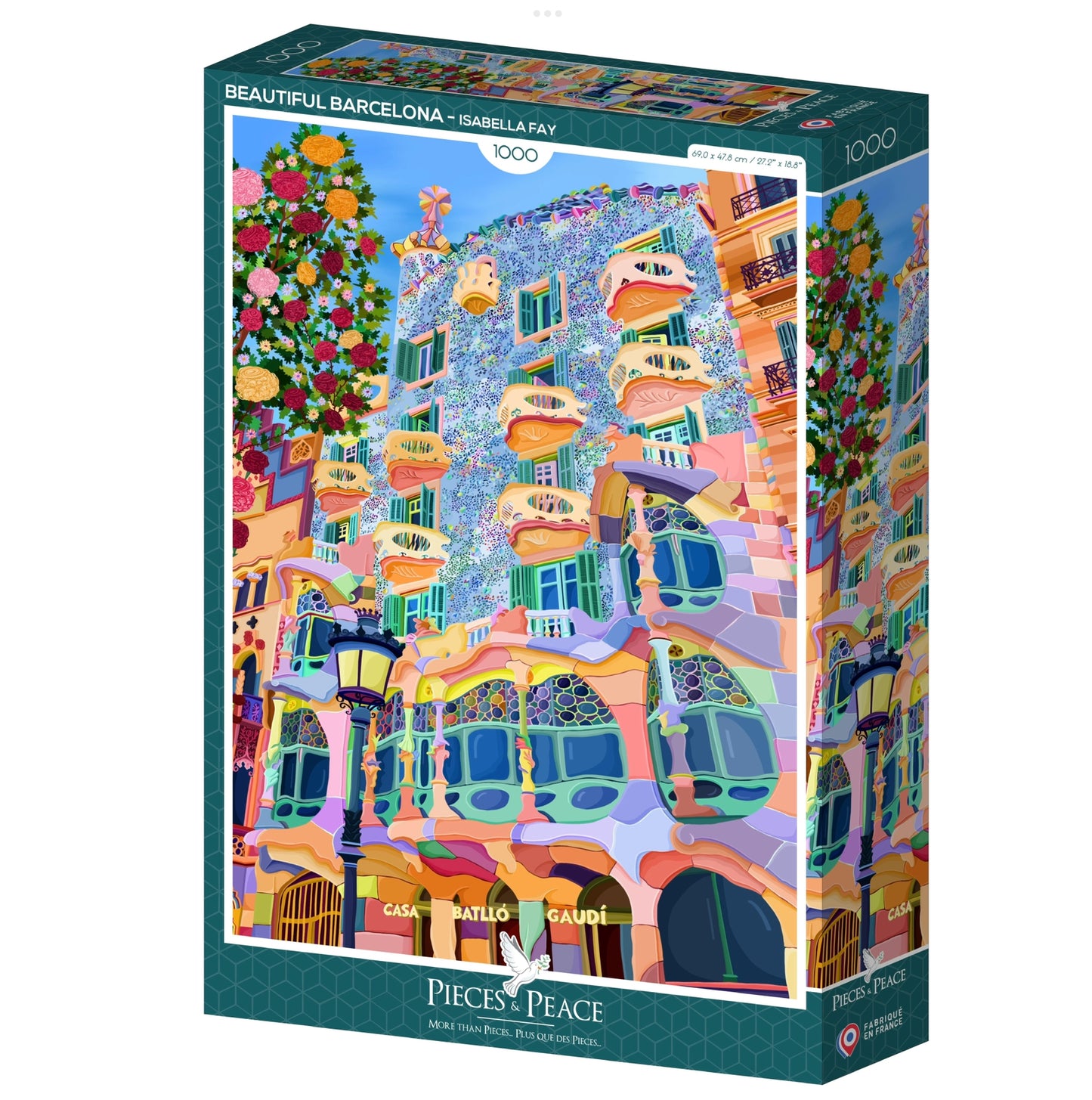 Puzzle Magnifique Barcelone 1000 pièces