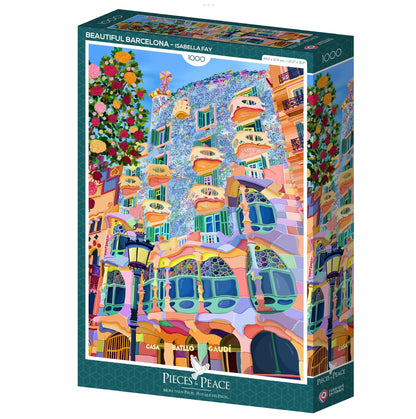 Puzzle Magnifique Barcelone 1000 pièces