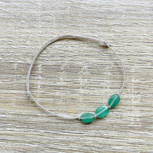 Charger l&#39;image dans la galerie, Bracelet Candy argenté avec pierres semi-précieuses
