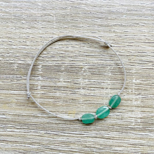Bracelet Candy argenté avec pierres semi-précieuses