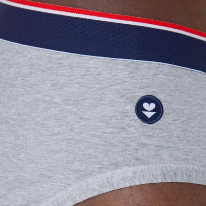 Slip gris chiné (nouveau design)