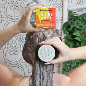 Shampoing solide pour cheveux normaux et ternes - Vitality Boost