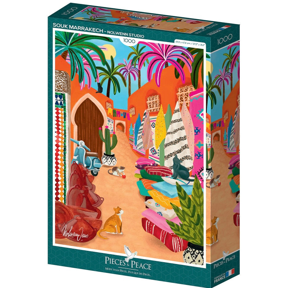 Puzzle Souk Marrakech 1000 pièces