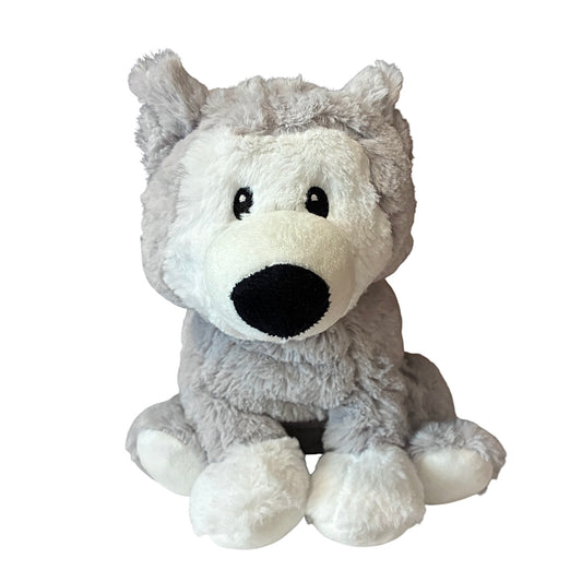 Peluche bouillotte Husky