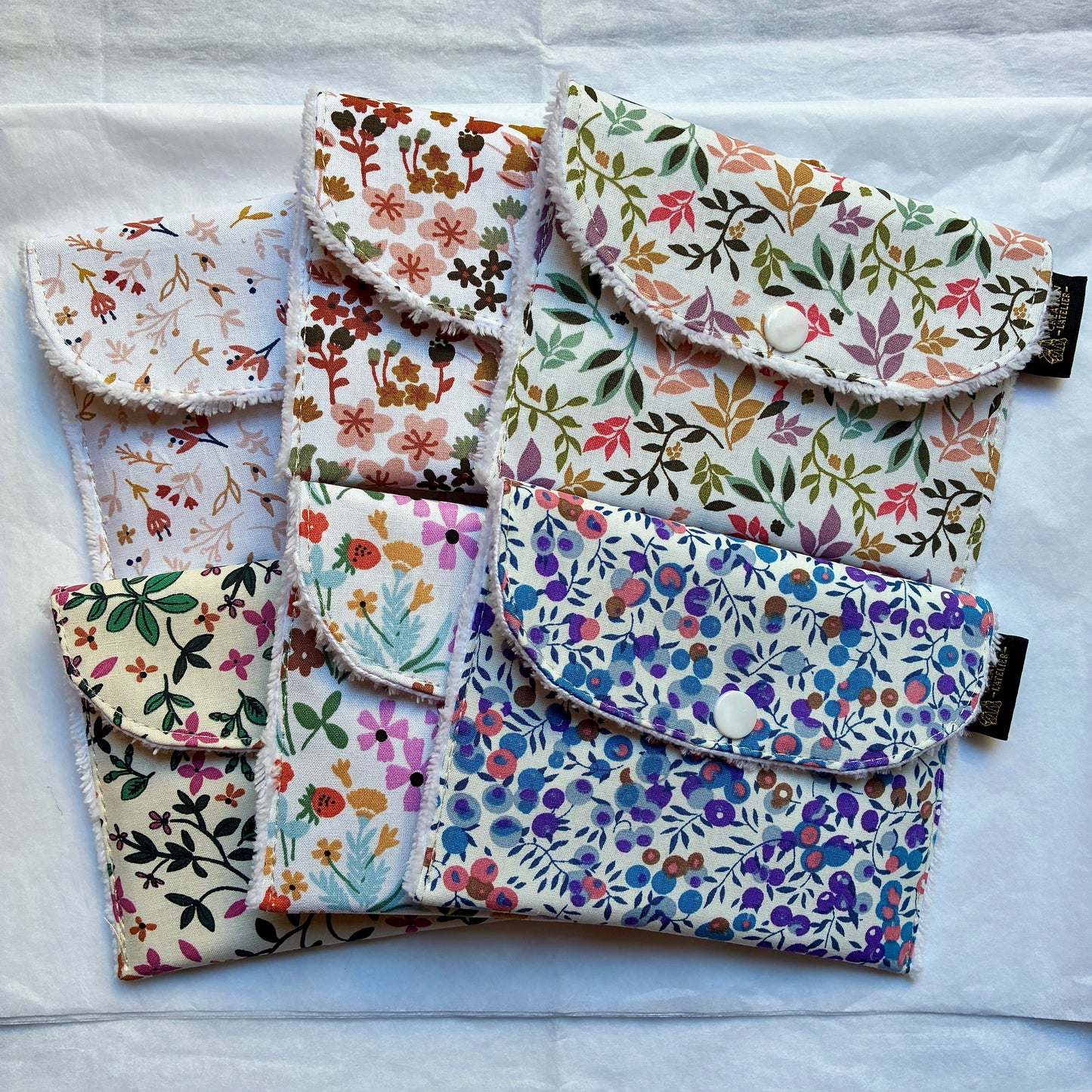 Pochette à savon Liberty (coloris au choix)