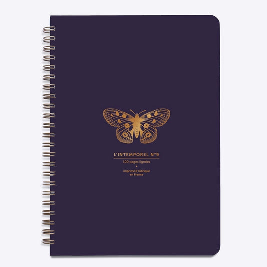 Carnet Intemporel Papillon violet