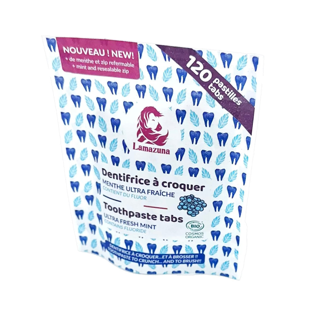 Dentifrice à croquer 120 pastilles