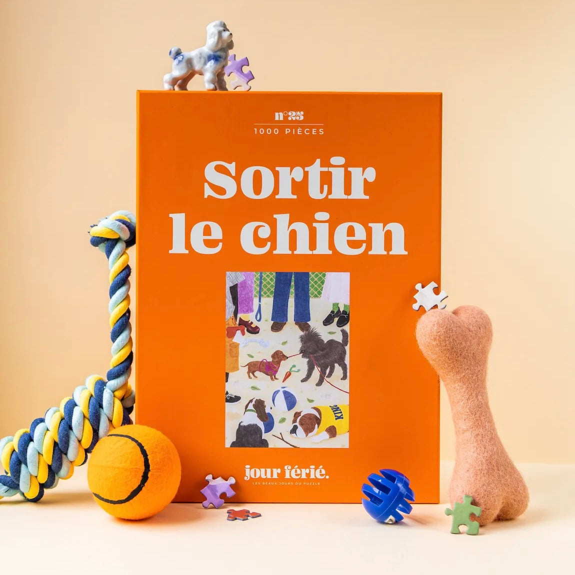 Puzzle Sortir le chien