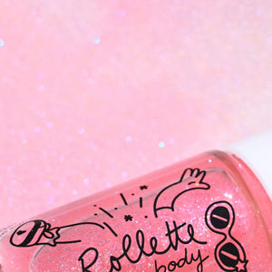 Gel pailleté pour le corps - Framboise