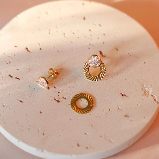 Boucles d’oreilles Noa Or rose