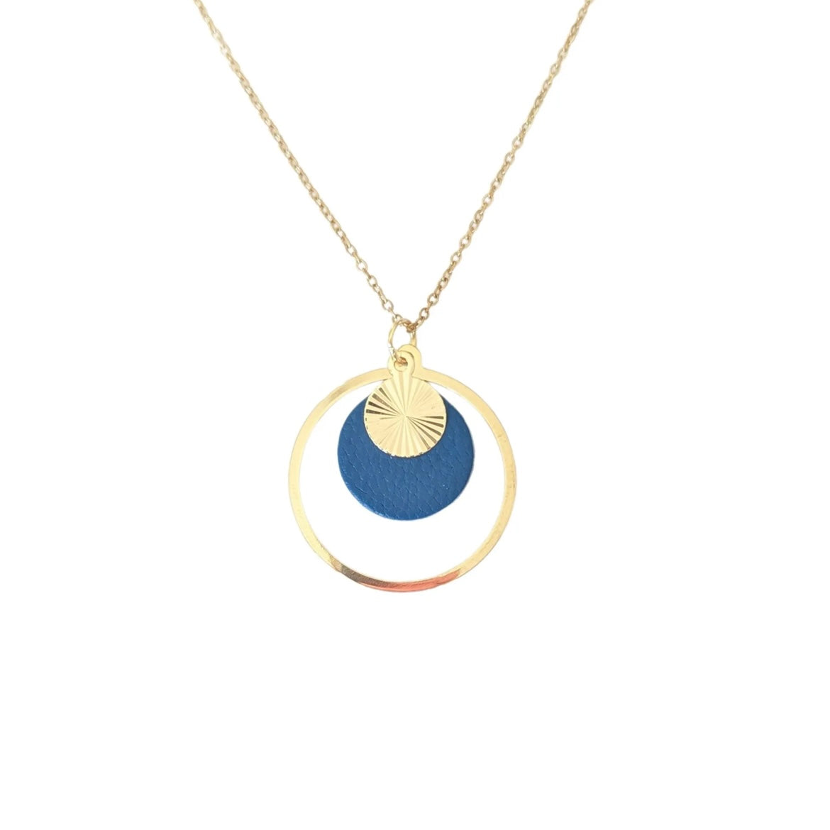 Collier Gaia bleu