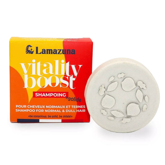 Shampoing solide pour cheveux normaux et ternes - Vitality Boost