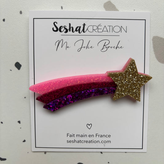Broche Étoile filante n°2