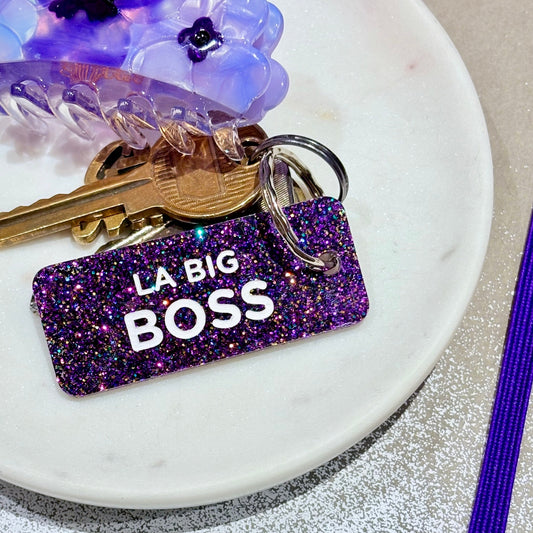 Porte-clés La big boss violet