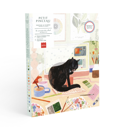 Kit de peinture La pause du chat