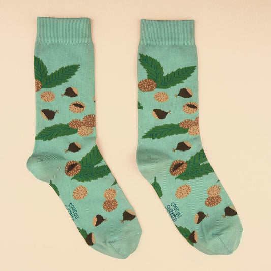 Chaussettes Châtaignes T35-44