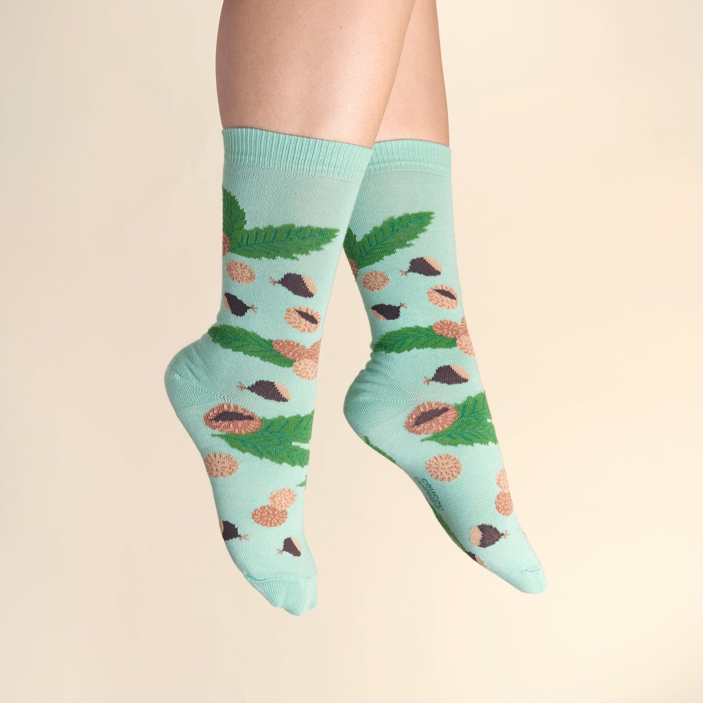 Chaussettes Châtaignes T35-44