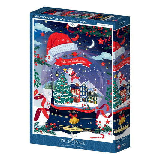 Puzzle Santa’s snowy village 500 pièces