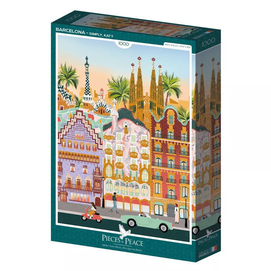 Puzzle Barcelone 1000 pièces