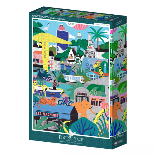 Puzzle Nantes City 1000 pièces