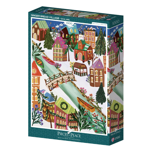 Puzzle Ginger bread village 1000 pièces