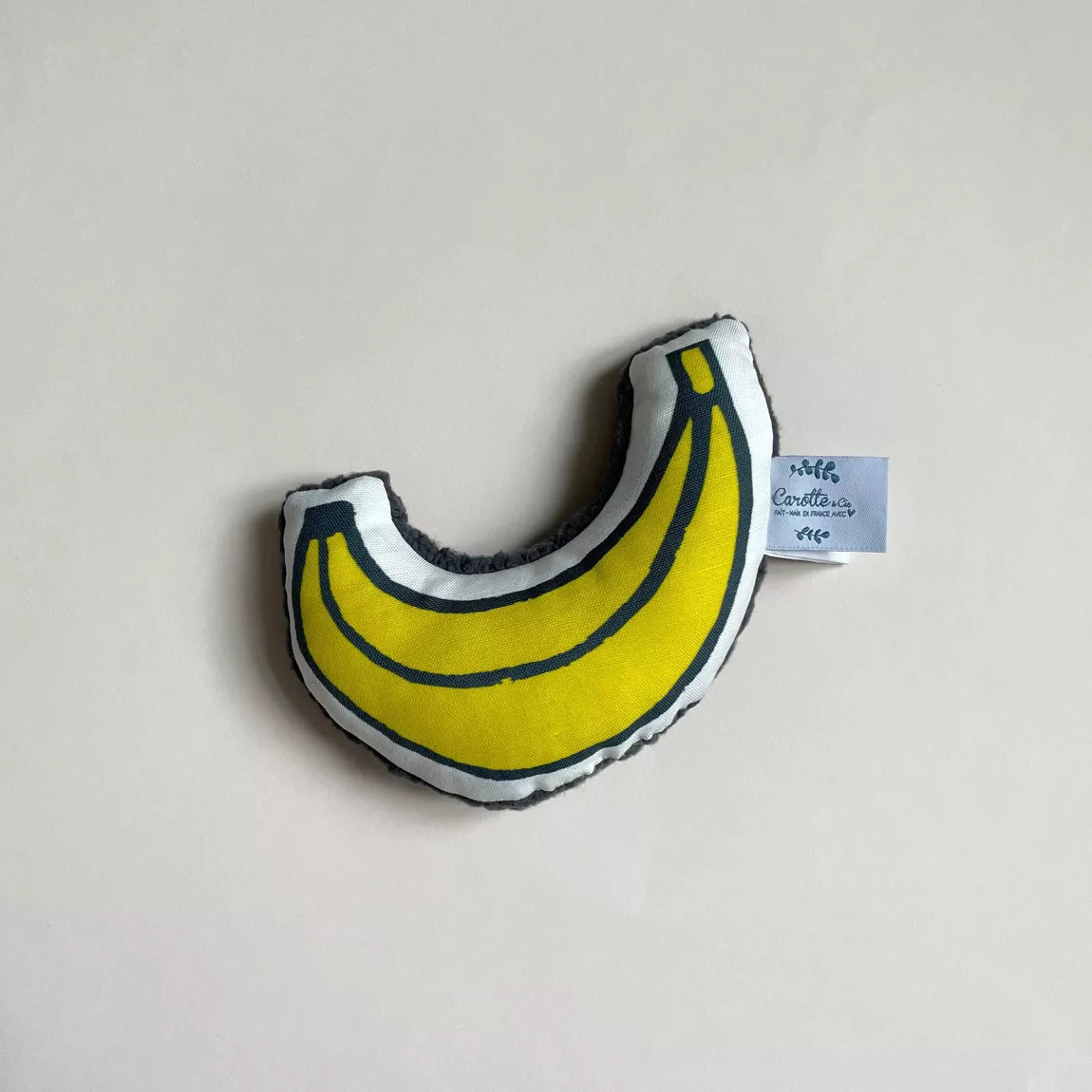 Hochet Banane Teddy Gris