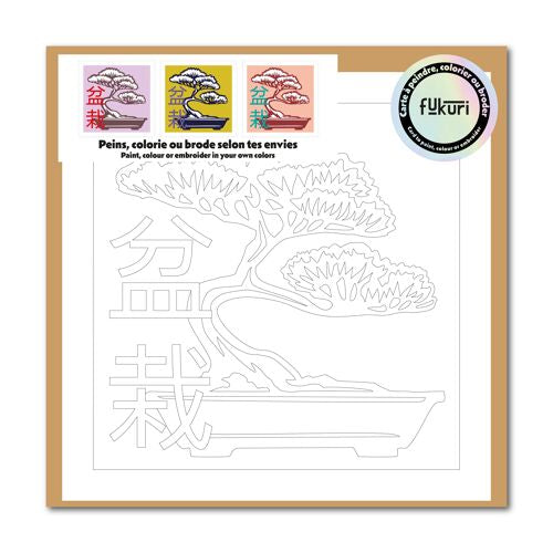 Carte créative - Bonsaï