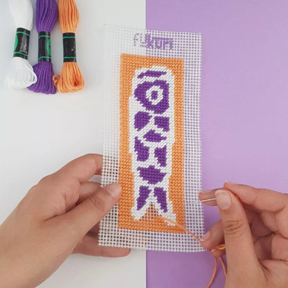 Kit de canevas marque-pages Koinobori