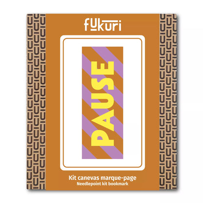Kit de canevas marque-pages Pause