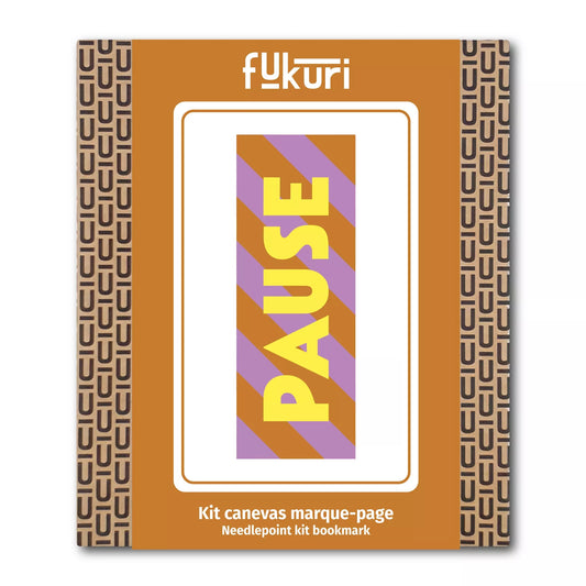 Kit de canevas marque-pages Pause