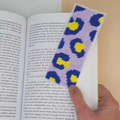 Kit de canevas marque-pages Léopard