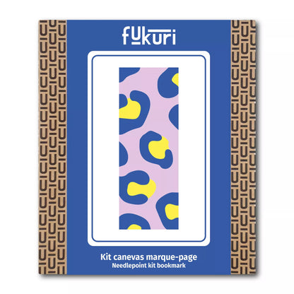 Kit de canevas marque-pages Léopard