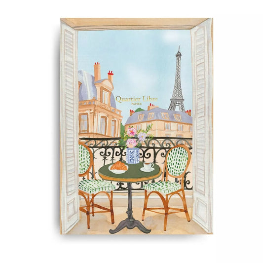 Carnet ligné A5 Petit déj à Paris