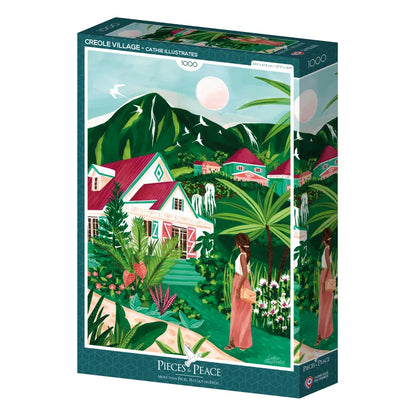 Puzzle Creole Village 1000 pièces