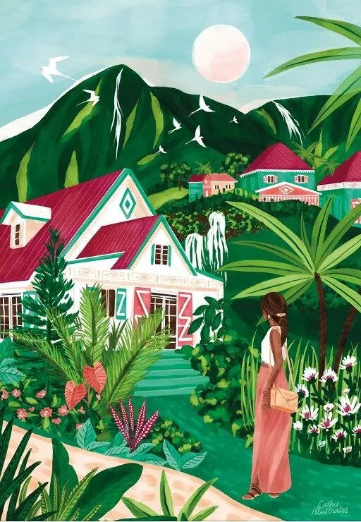 Puzzle Creole Village 1000 pièces