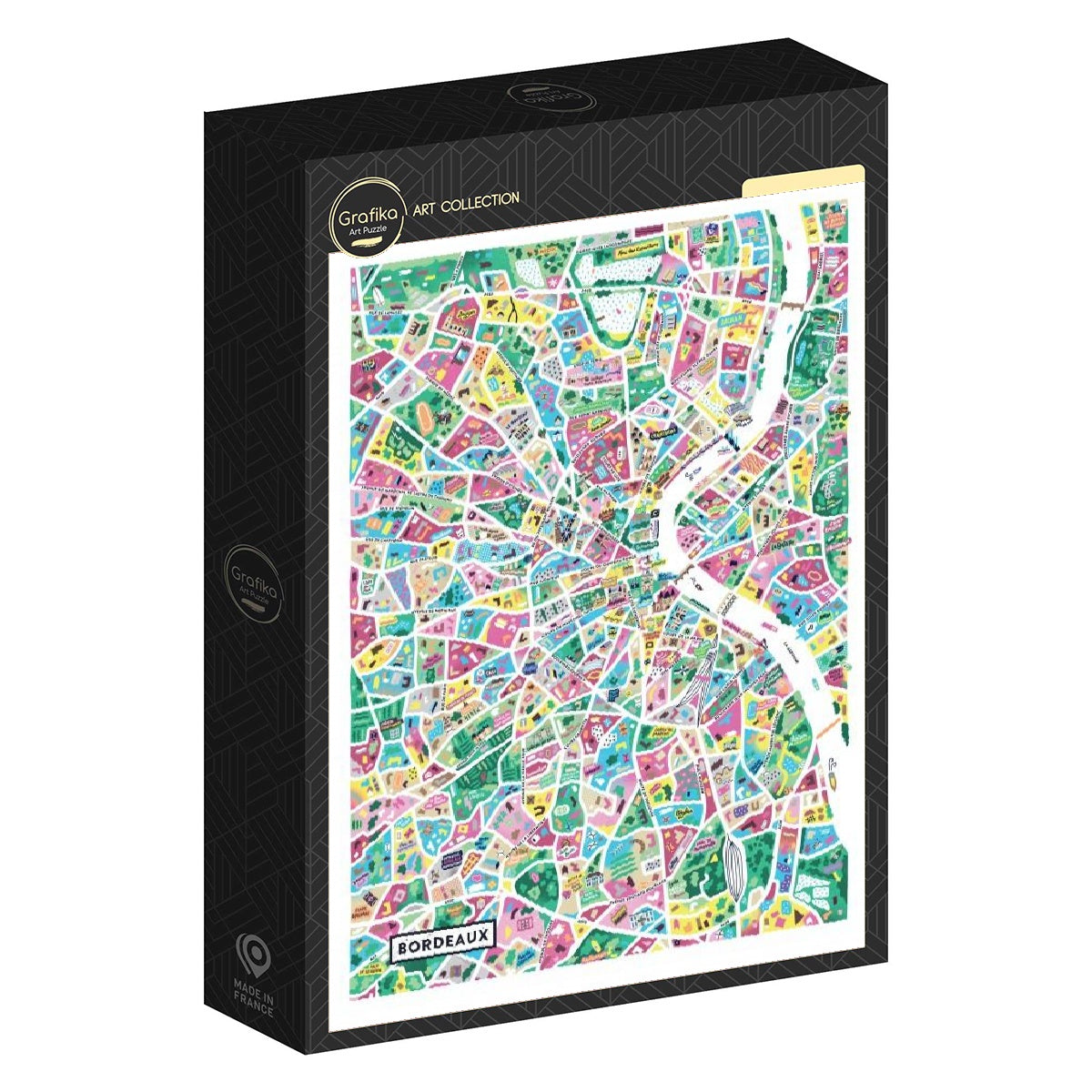 Puzzle Plan de Bordeaux 1000 pièces