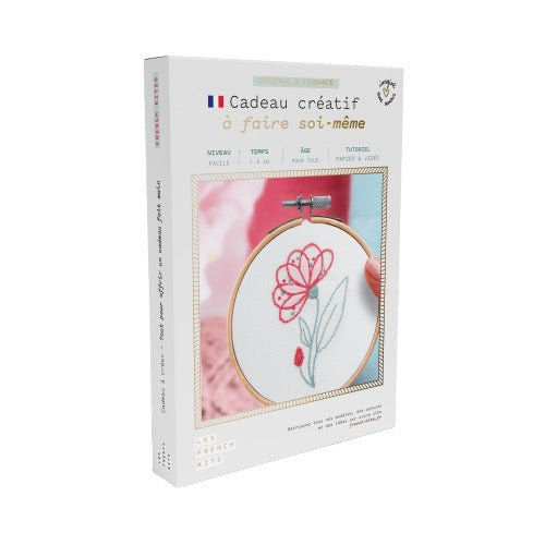 Kit de broderie jolie fleur