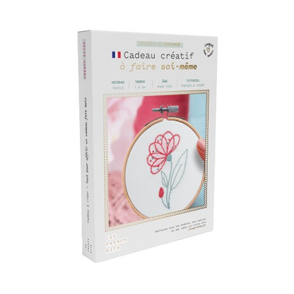 Kit de broderie jolie fleur