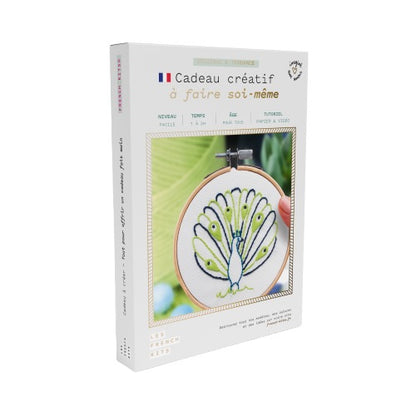 Kit de broderie Paon