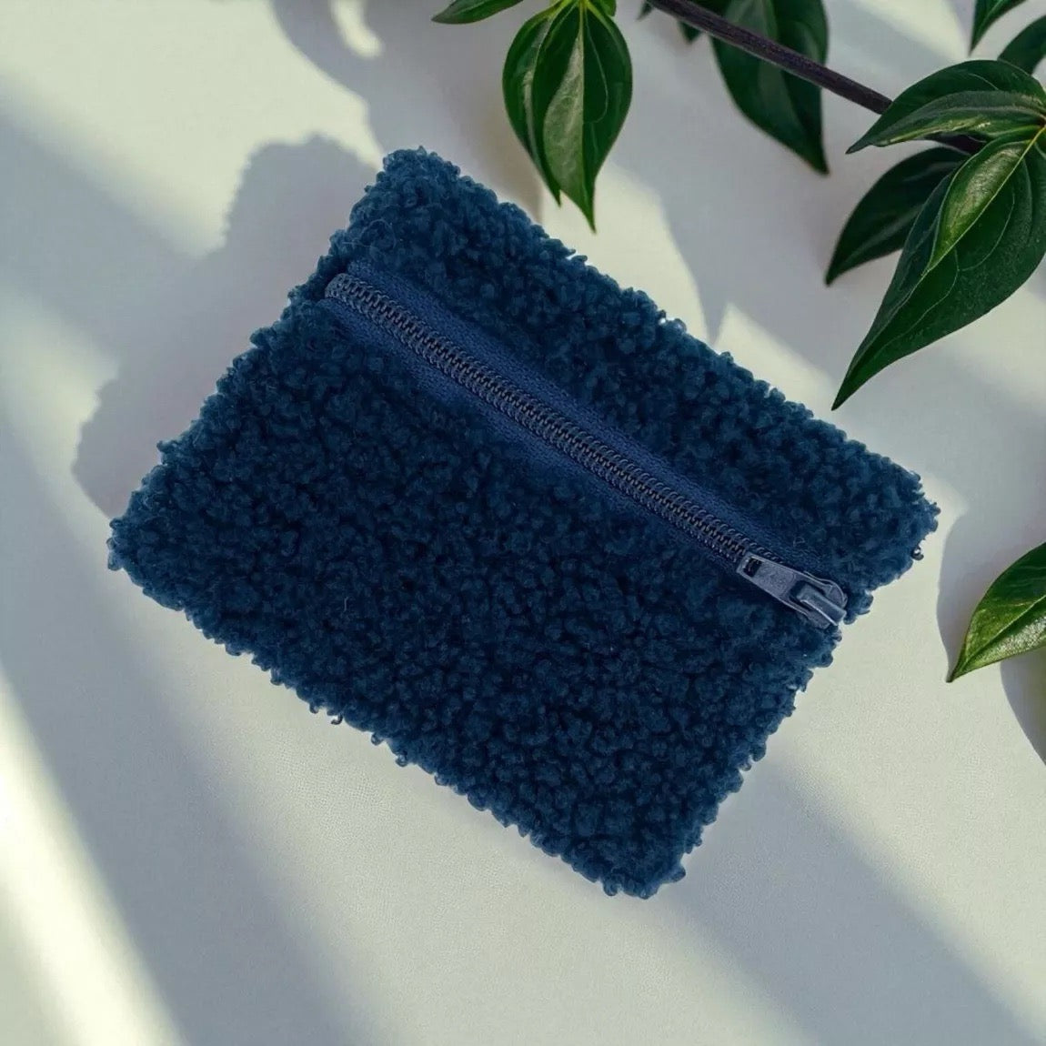 Porte monnaie bouclette (coloris au choix)