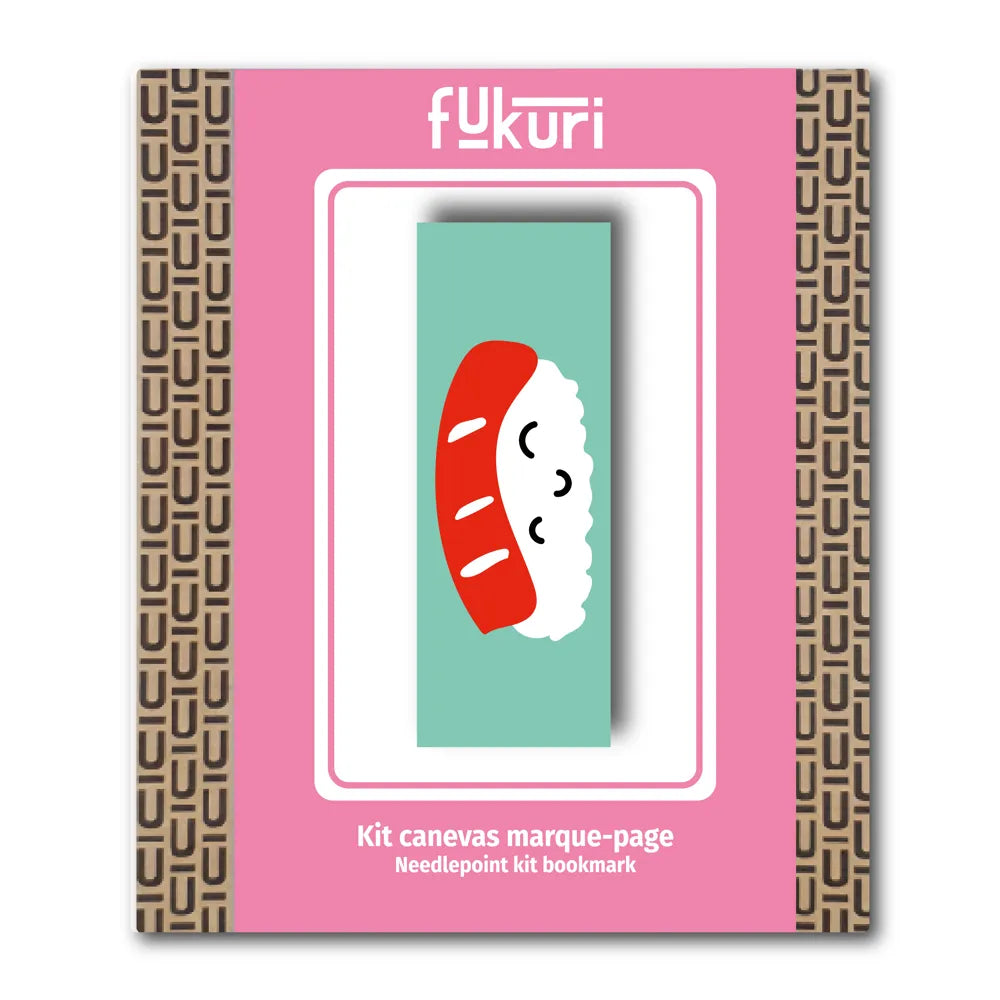 Kit de canevas marque-pages Sushi