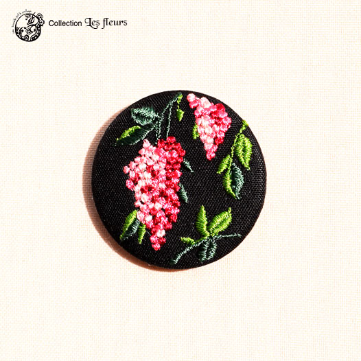 Broche petit format Les lilas d’Antonia