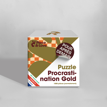 Puzzle Procrastination gold (édition limitée)